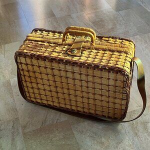 Romantic Woven Picnic Basket